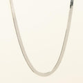 Herringbone Chain in Sterling Silver (18 inches and 4.5mm wide)