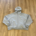 HMDD Blank Zip Up Hoodie Heather Grey