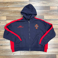 HMDD 'Lisbon Racing 10' Navy Zip Up Hoodie