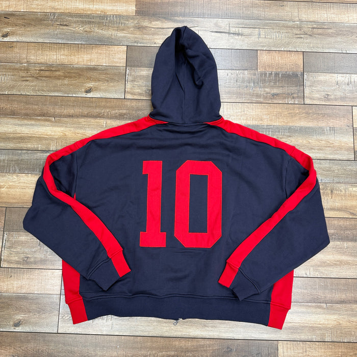 HMDD 'Lisbon Racing 10' Navy Zip Up Hoodie