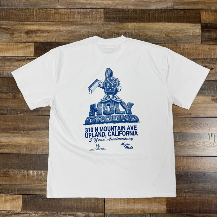 Holy Ground 5 Year Anniversary Tee White