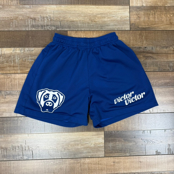 Human Made Victor Victor Mesh Shorts Blue