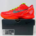 Nike Kobe 6 Protro Reverse Grinch sneakers with clean uppers and slight heel drag, 2023 model