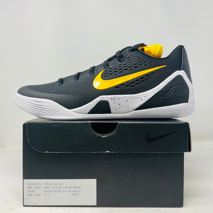Nike Kobe 9 EM Low Protro TB Black University Gold