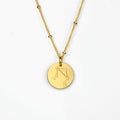 Libra Constellation Necklace with Monogram Engraving on Back