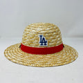 Los Angeles Dodgers x One Piece Straw Hat Brown