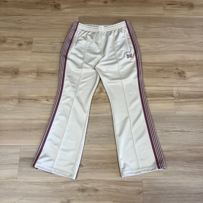 Needles Poly Smooth Boot-Cut Track Pant Ivory