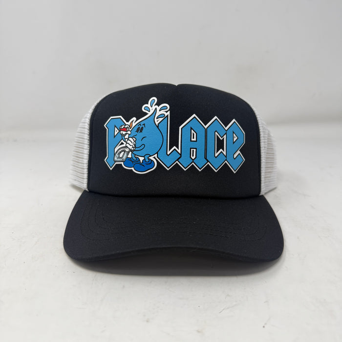 Palace x World Industries Trucker Cap Black