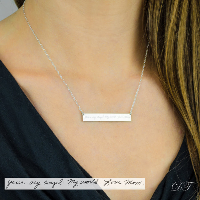 Personalized Bar Necklace