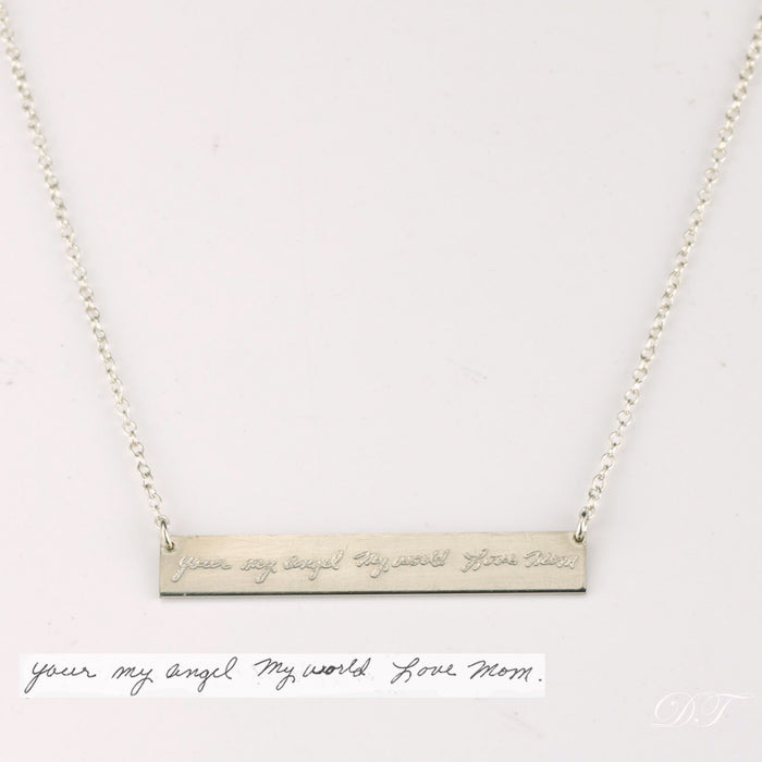 Personalized Bar Necklace