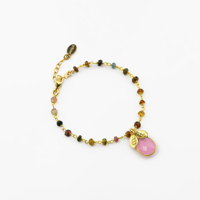 Personalized Birthstone Wire Wrapped Bracelet