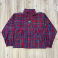 Nike-Plaid Jacket University Red