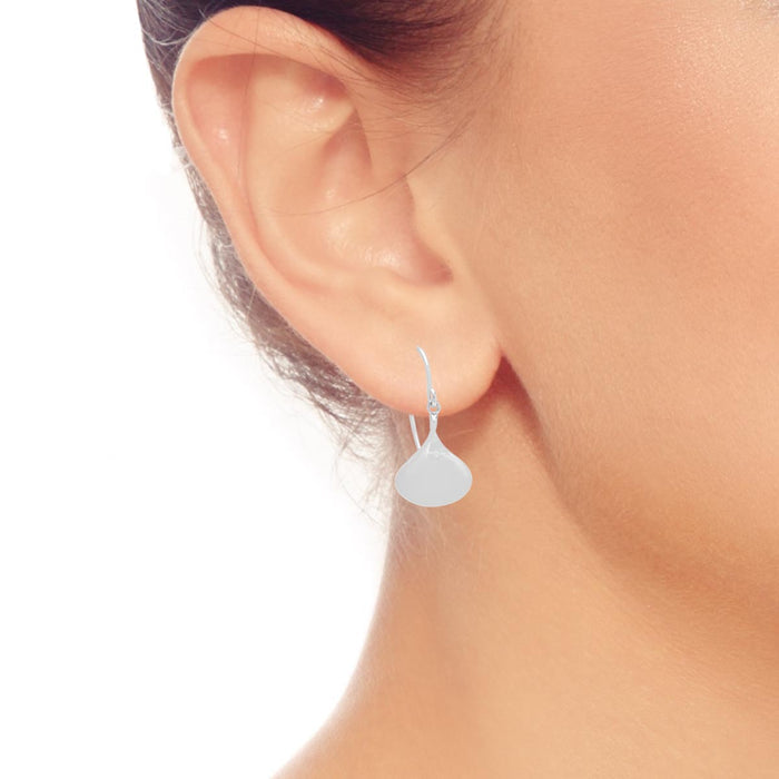 Polished Drop Earring in Sterling Silver