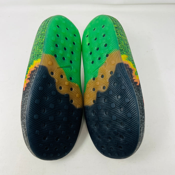 Nike ReactX Rejuven8 Slide .SWOOSH Touch Grass Dark Smoke Grey Kelly Green
