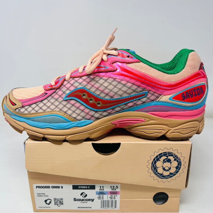 Saucony ProGrid Omni 9 Jae Tips To Do List Tan