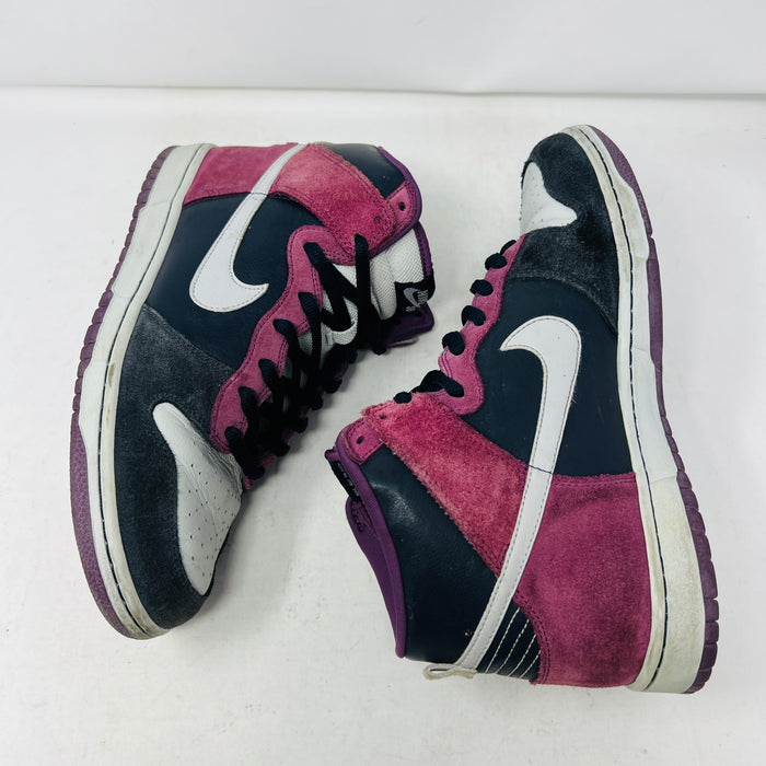 Nike SB Dunk High Un-Heavens Gate Dark Obsidian Metallic Platinum