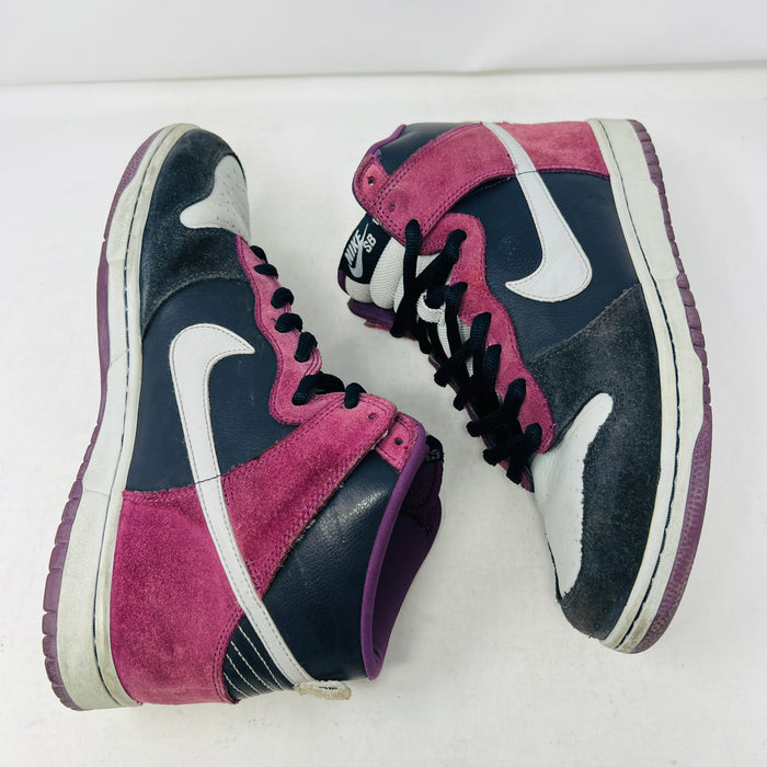 Nike SB Dunk High Un-Heavens Gate Dark Obsidian Metallic Platinum