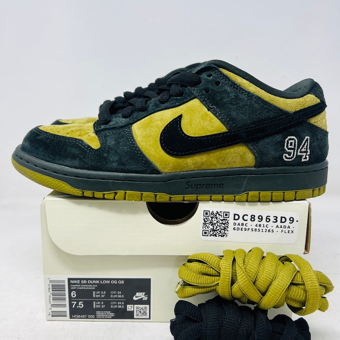 Nike SB Dunk Low Supreme 94 Camper Green
