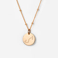 Scorpio Constellation Necklace with Monogram Engraving on Back