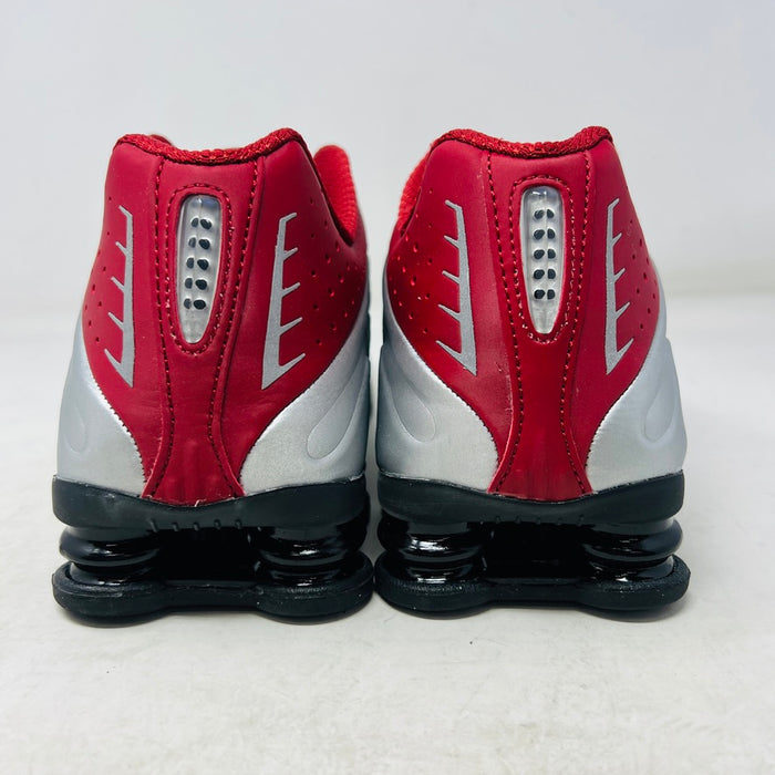 Nike Shox R4 Metallic Silver Black Crimson