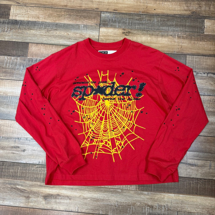 Sp5der Punk V2 Longsleeve Red