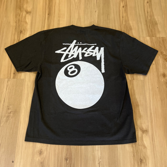 Stüssy 8 Ball Pigment Dyed Tee Black