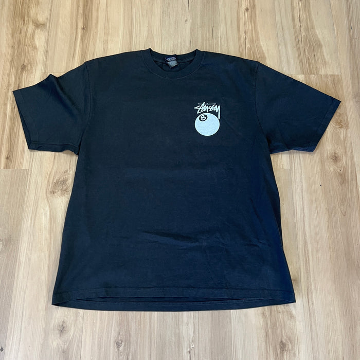 Stüssy 8 Ball Pigment Dyed Tee Black
