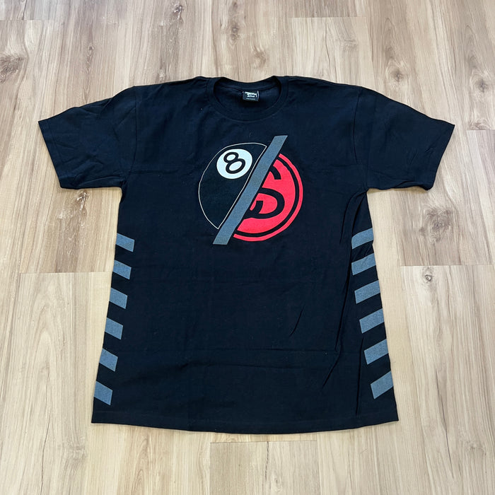 Stüssy 8 Ball S Link logo Tee Black