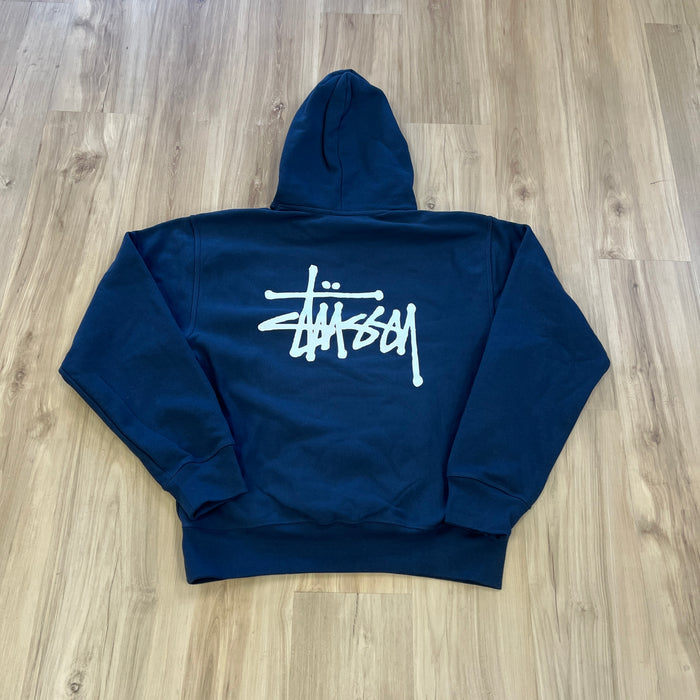 Stüssy Basic Hoodie Navy