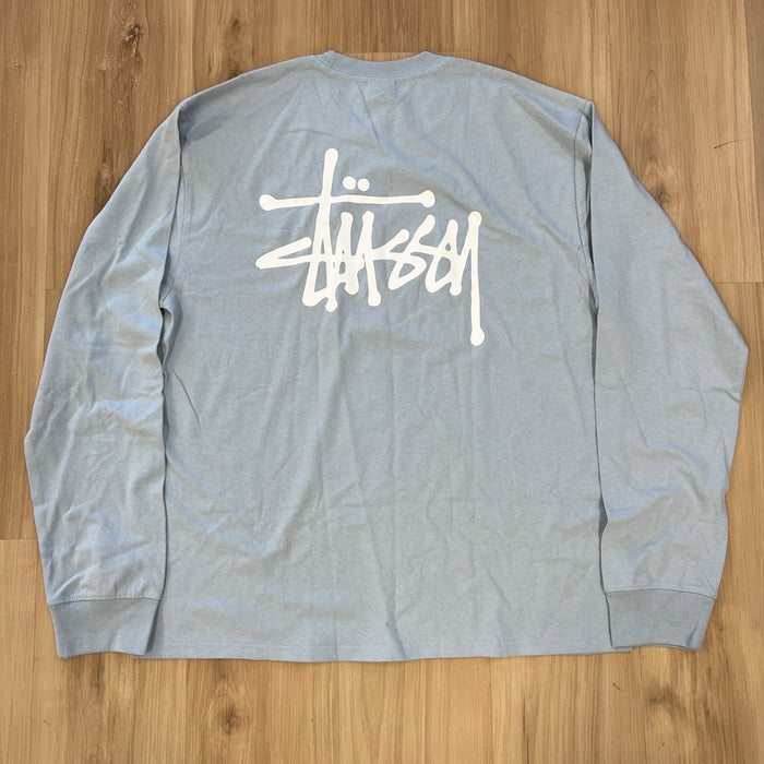 Stussy Basic Long-Sleeve Tee Blue