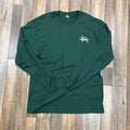 Stussy Basic Long Sleeve Tee Green