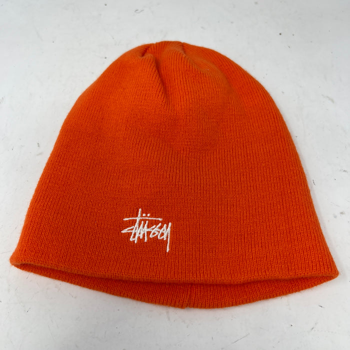 Stussy Basic Skullcap Beanie 'Orange'