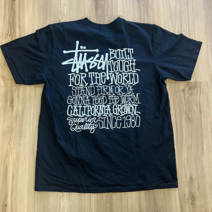 Stussy California Grown Pigment Dyed Tee Black