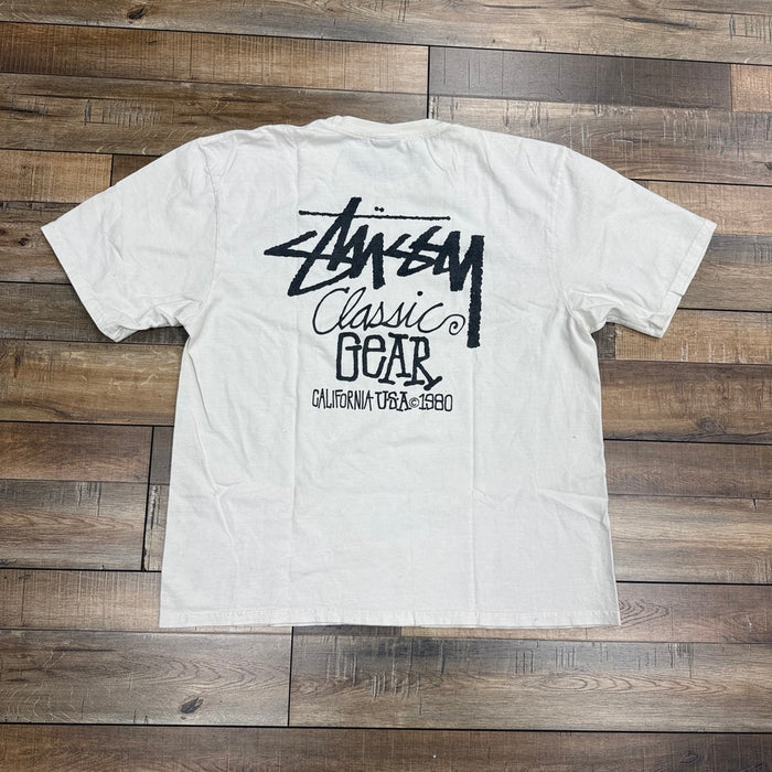 Stussy Classic Gear Pigment Dyed Tee Natural