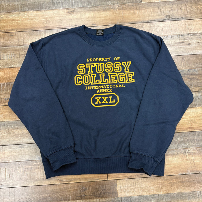 Stussy College Crewneck Navy