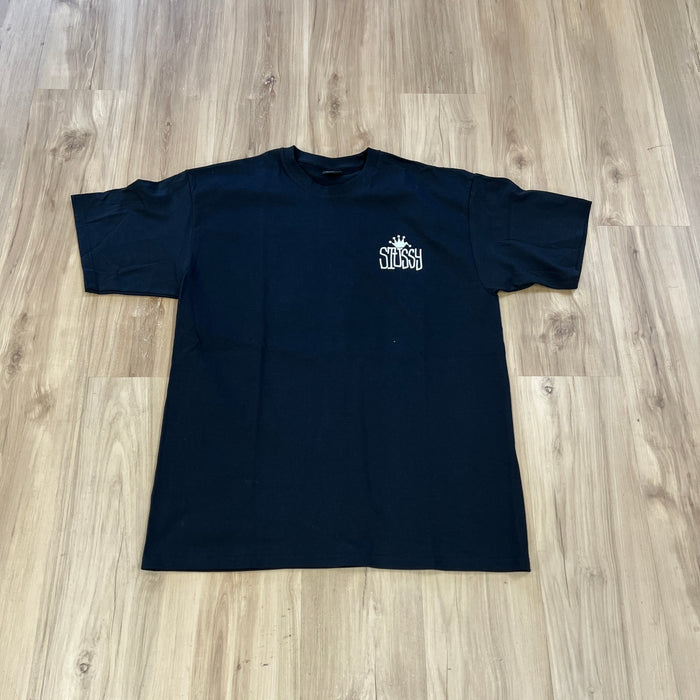 Stussy Crown International Tee Black