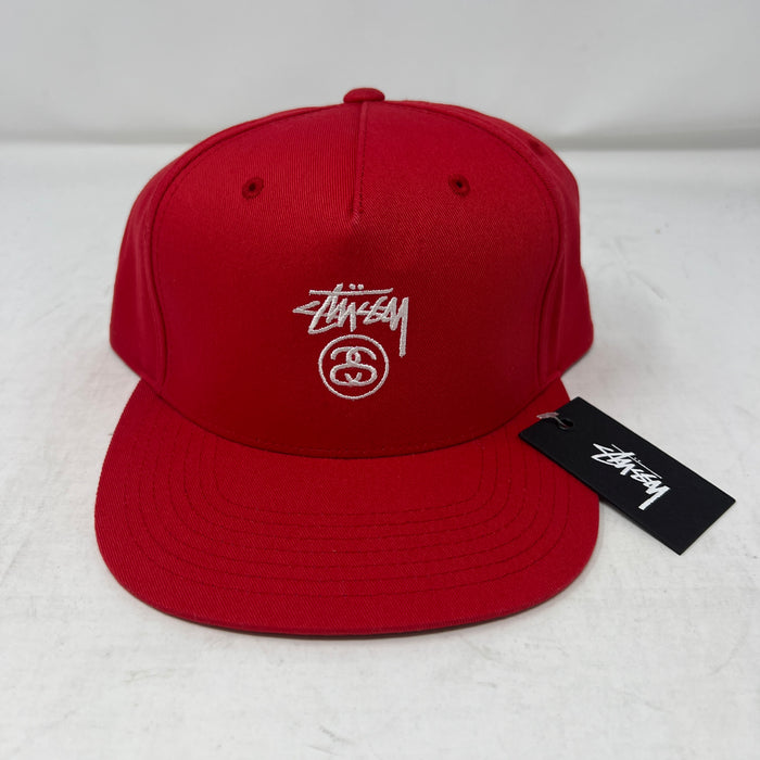 Stussy embroidered classic logo and double "SS" link