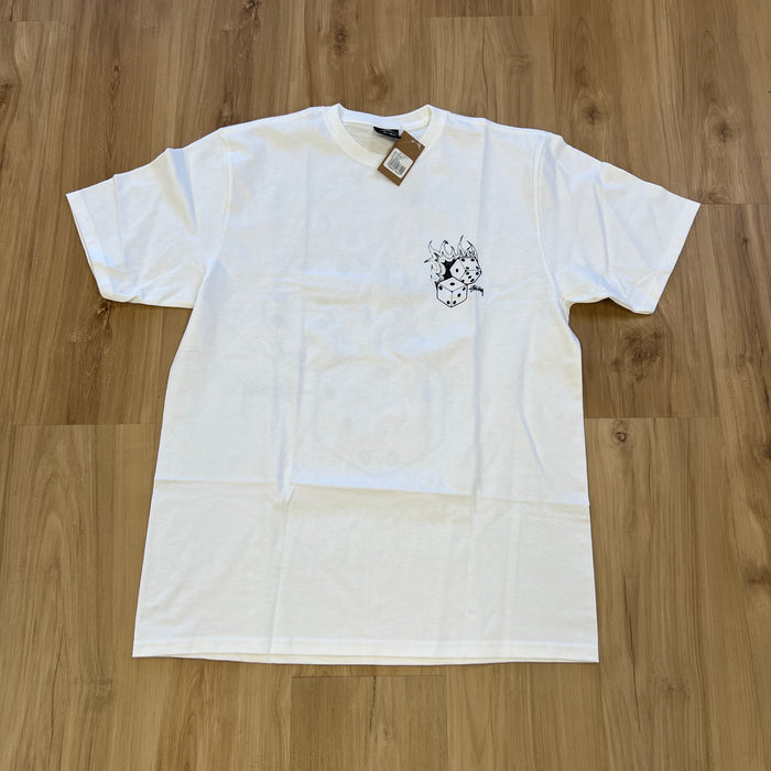 Stussy Fire Dice Tee White