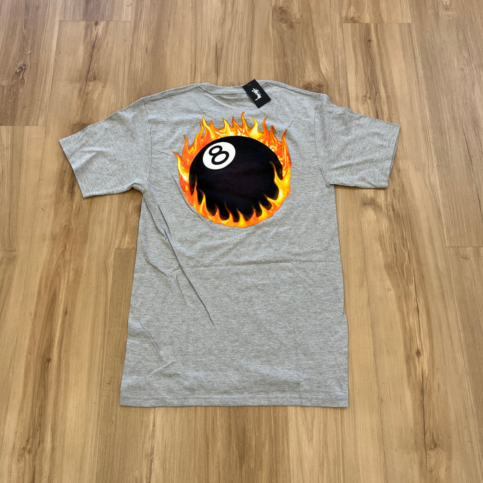 Stussy Fireball Tee Grey