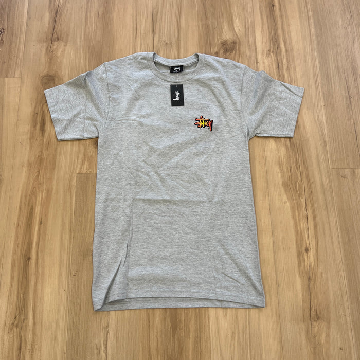 Stussy Fireball Tee Grey