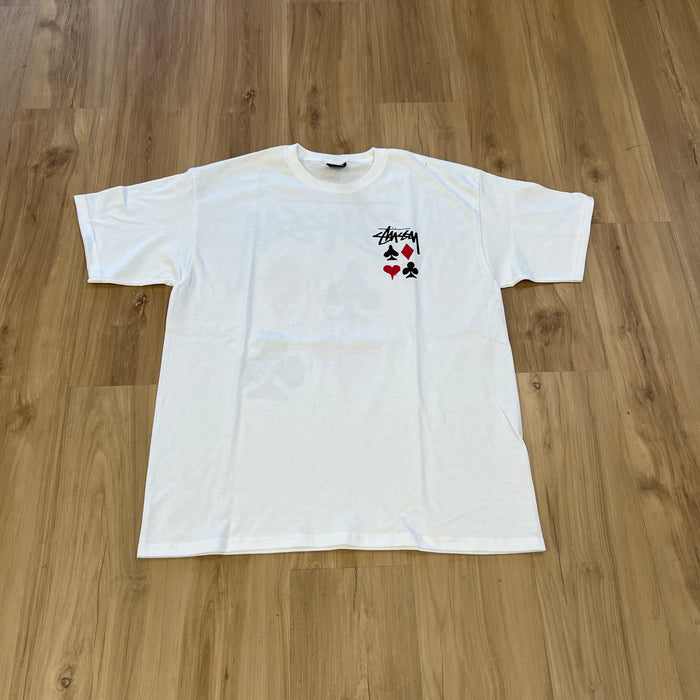 Stussy Full Deck 2 Tee White