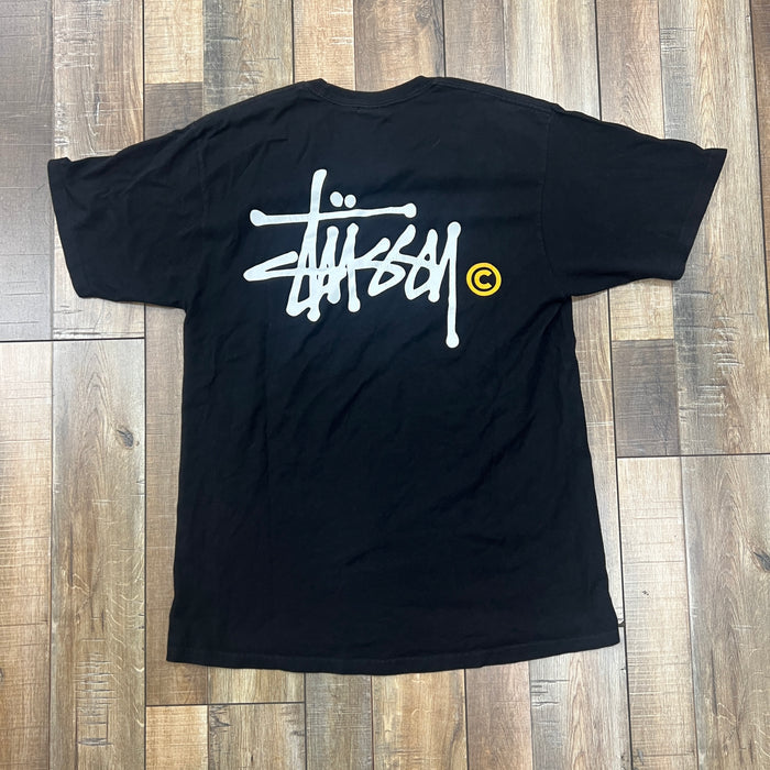 Stussy Logo Tee Black
