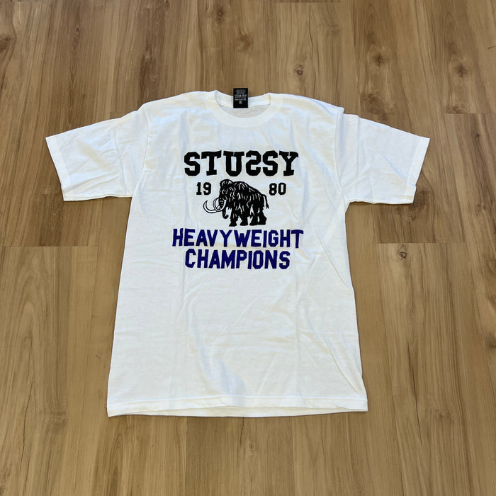 Stussy Mammoth HeavyWeight Tee White
