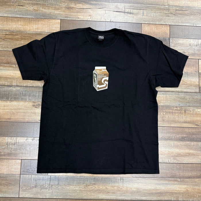Stussy Milk Tee Black