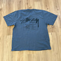 Stüssy "Modern Age" Pigment Dyed Tee Blue