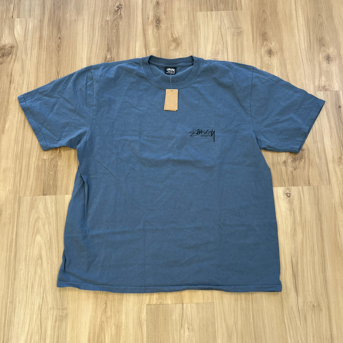 Stüssy "Modern Age" Pigment Dyed Tee Blue