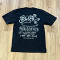 Stussy Pool Service Pigment Dyed Tee Black