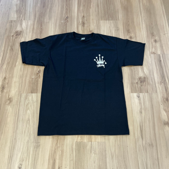 Stussy Regal Crown Tee Black