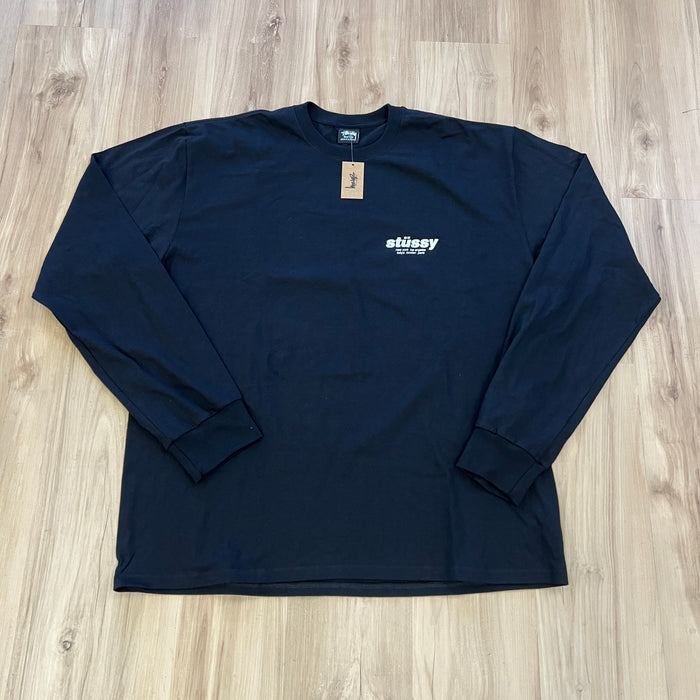 Stussy Rollers Long-Sleeve Tee Black