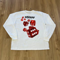 Stussy Rollers Long-Sleeve Tee White
